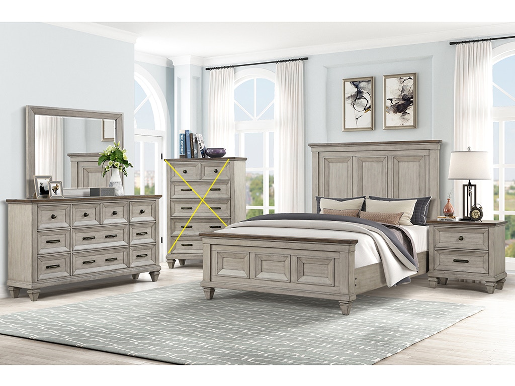 Queen bed deals dresser combo